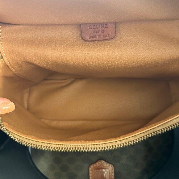 Celine Macadam Triomphe Zip Top Handle Vanity Bag - EUC - Picture 8 of 10